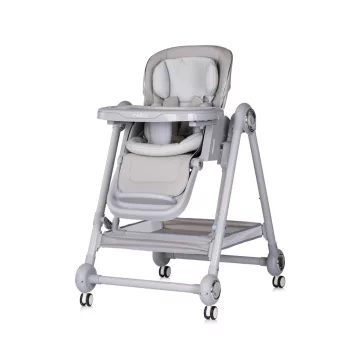   Chipolino Melba 2in1 multifunkciós etetőszék és hinta - platinum