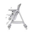 Chipolino Melba 2in1 multifunkciós etetőszék és hinta - platinum