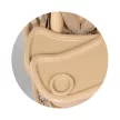 Chipolino Melba 2in1 multifunkciós etetőszék és hinta - latte