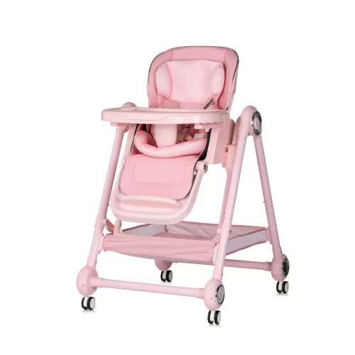 Chipolino Melba 2in1 multifunkciós etetőszék és hinta - powder pink