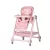Chipolino Melba 2in1 multifunkciós etetőszék és hinta - powder pink