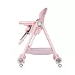 Chipolino Melba 2in1 multifunkciós etetőszék és hinta - powder pink