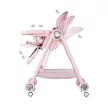 Chipolino Melba 2in1 multifunkciós etetőszék és hinta - powder pink