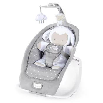   INGENUITY Rezgő hintaszék dallamokkal, Cuddle Lamb, 0 hó+ 18 kg-ig, 2019