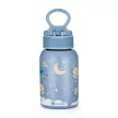 Petite&Mars Rozsdamentes acél termoszpalack szívószállal 350 ml Whale Song 12m+