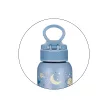 Petite&Mars Rozsdamentes acél termoszpalack szívószállal 350 ml Whale Song 12m+