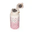 Petite&Mars Rozsdamentes acél termoszpalack ivócsőrrel 500 ml Delicate Flowers 36m+