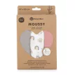 Petite&Mars Bambusz muszlin 3db-os pelenka szett, Moussy Rose Rainbows, 68 x 68 cm