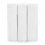 Petite&Mars Bambusz muszlin 3db-os pelenka szett, Moussy Total White, 68 x 68 cm