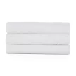 Petite&Mars Bambusz muszlin 3db-os pelenka szett, Moussy Total White, 68 x 68 cm