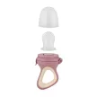 Petite&Mars Szilikon gyümölcs etető cumi Fruzi Rose&Sand 6hó+