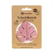 Petite&Mars Szilikon rágóka, Take&Match, Dusty Rose, 0 hó+