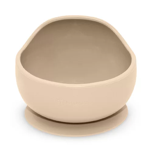 Petite&Mars Szilikon tál tapadókoronggal, Take&Match, Desert Sand, 6 hó+