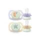Philips AVENT SCF075/03 Játszócumi ultra start mintás 0-2hó 2 db - lányos