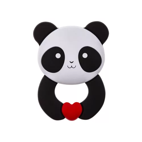 Akuku Szilikon rágóka – Panda