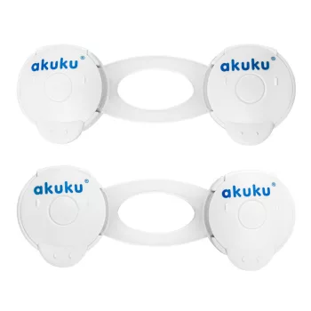 Akuku Biztonsági zár (2 db) – Fehér