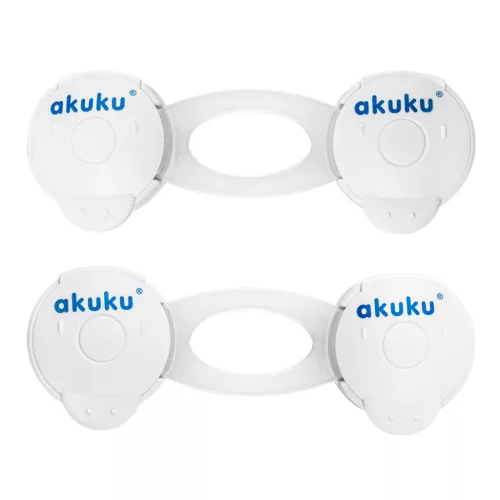 Akuku Biztonsági zár (2 db) – Fehér