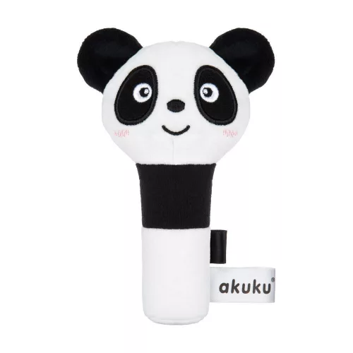 Akuku Puha plüss csörgő – Panda