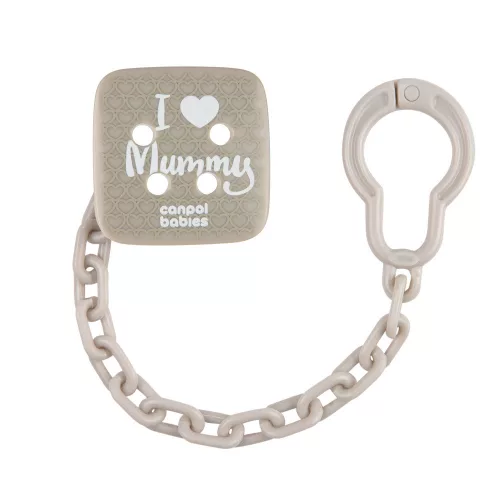 Canpol babies Cumilánc, I LOVE MUMMY - szürke