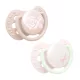 LOVI Mini szilikon dinamikus cumi BABY SHOWER 0-2hó 2db - lány