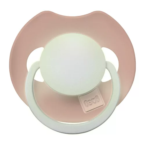 LOVI Világító dinamikus szilikon cumi PRIME 0-6hó 1db - Blush