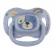Canpol babies Szilikon szimmetrikus cumi, 18hó+, 1db, CUTE ANIMALS - kék