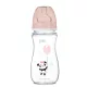 Canpol babies Anti-kólikás cumisüveg, EasyStart, EXOTIC ANIMALS, 300 ml - rózsaszín