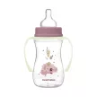 Canpol babies Anti-kólikás cumisüveg, világító fogantyúval, EasyStart, SLEEPY KOALA, 240 ml - pink