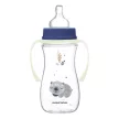 Canpol babies Anti-kólikás cumisüveg, világító fogantyúval, EasyStart, SLEEPY KOALA, 300 ml - kék