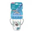 Canpol babies Súlyozott szívószálas cseppmentes itatópohár, 270ml, 6hó+, EXOTIC ANIMALS - szürke