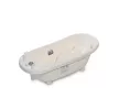 Lorelli kád leeresztő dugóval, babatartóval 88 cm + kádállvány - White