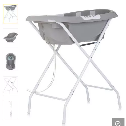 Chipolino Noemi kád leeresztő dugóval 87 cm - grey