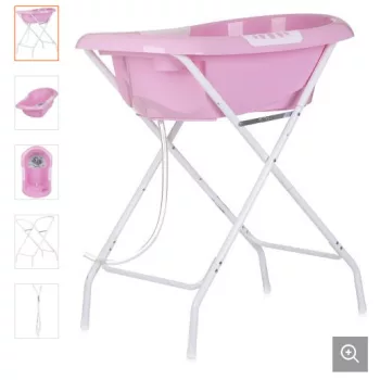 Chipolino Noemi kád leeresztő dugóval 87 cm - pink