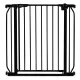 Lionelo Truus Slim biztonsági ajtórács - Black Onyx (75-105 cm) 2 db toldóval