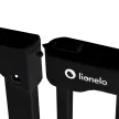 Lionelo Truus Slim biztonsági ajtórács - Black Onyx (75-105 cm) 2 db toldóval