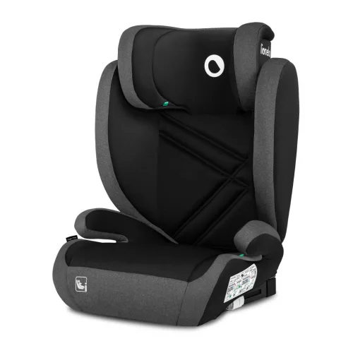 Lionelo Hugo i-Size gyermekülés 100-150 cm - Black-Grey