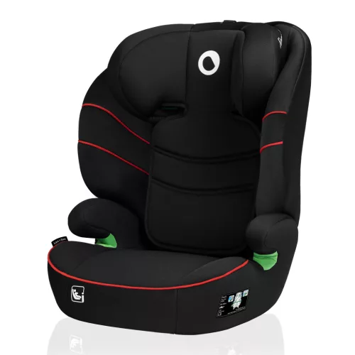 Lionelo Lars i-Size gyermekülés 100-150 cm - Sporty Black-Red