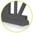 Lionelo Truus Slim biztonsági ajtórács - Grey Graphite (75-105 cm) 2 db toldóval