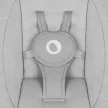 Lionelo Iris 2in1 Elektromos hinta és pihenőszék - Grey Concrete