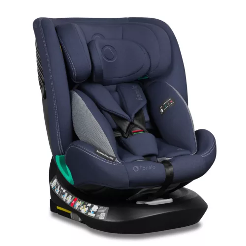 Lionelo Bastiaan One I-Size 360°-ban forgatható ISOFIX gyermekülés (40-150 cm) - Blue Navy