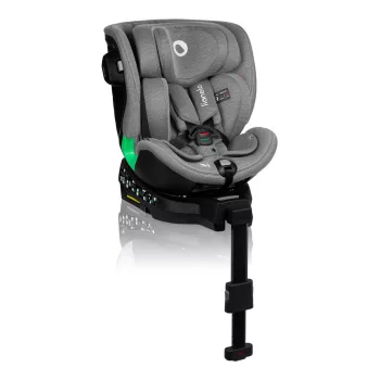   Lionelo Harmony I-Size 360°-ban forgatható ISOFIX gyermekülés - Grey Concrete Bamboo