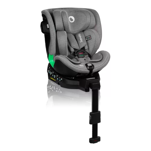 Lionelo Harmony I-Size 360°-ban forgatható ISOFIX gyermekülés - Grey Concrete Bamboo
