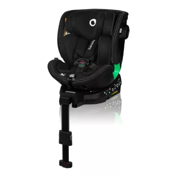   Lionelo Harmony I-Size 360°-ban forgatható ISOFIX gyermekülés - Black Carbon Bamboo