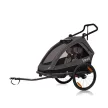 Lionelo Cama 2in1 kerékpár utánfutó és babakocsi - Grey Graphite