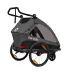Lionelo Cama 2in1 kerékpár utánfutó és babakocsi - Grey Graphite