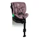 Lionelo Harmony I-Size 360°-ban forgatható ISOFIX gyermekülés - Pink Mauve Bamboo