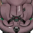 Lionelo Harmony I-Size 360°-ban forgatható ISOFIX gyermekülés - Pink Mauve Bamboo