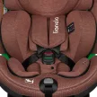 Lionelo Harmony I-Size 360°-ban forgatható ISOFIX gyermekülés - Red Brick Bamboo