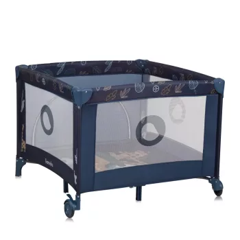 Lionelo Bonnie összecsukható járóka - Blue Navy