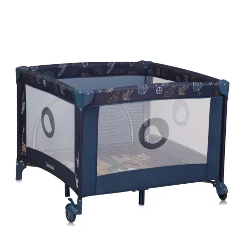Lionelo Bonnie összecsukható járóka - Blue Navy